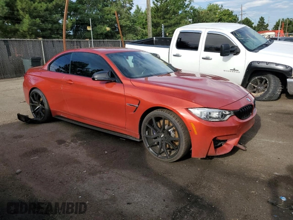 2016 BMW M4 with VIN WBS3U9C59GP969108, listed as a Copart auction lot 60528043 with 39,255 mi miles. Bid and sale history available at carsss.com. Image 4.