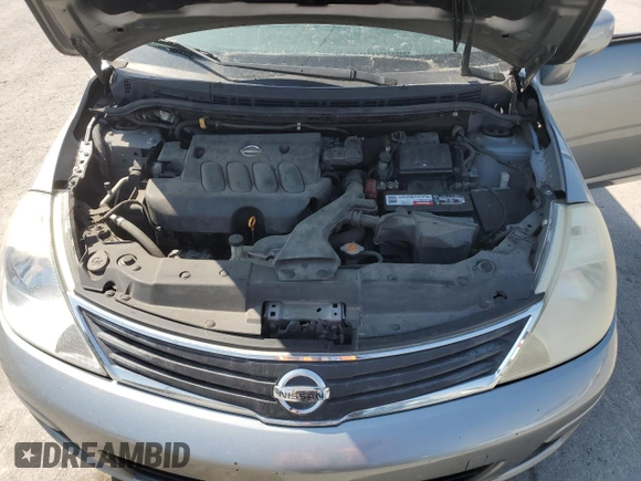 2011 Nissan Versa S with VIN 3N1BC1AP5BL442282, listed as a Copart auction lot 52713645 with 147,356 mi miles and Salvage title. Bid and sale history available at DreamBid. Image 11.