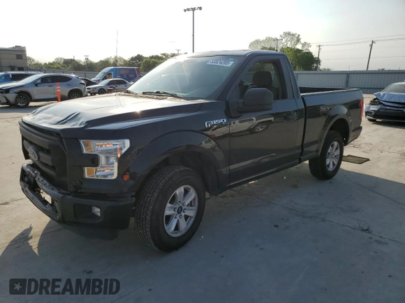 2016 Ford F-150 XL with VIN 1FTMF1C81GKG01570, listed as a Copart auction lot 53524285 with 61,620 mi miles and Salvage Title. Bid and sale history available at DreamBid. Image 1.