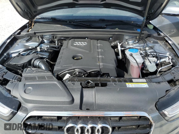 2016 Audi A5 Premium Plus with VIN WAUM2AFH2GN000803, listed as a Copart auction lot 76342954 with 0 mi miles and Non Repairable. Bid and sale history available at carsss.com. Image 11.