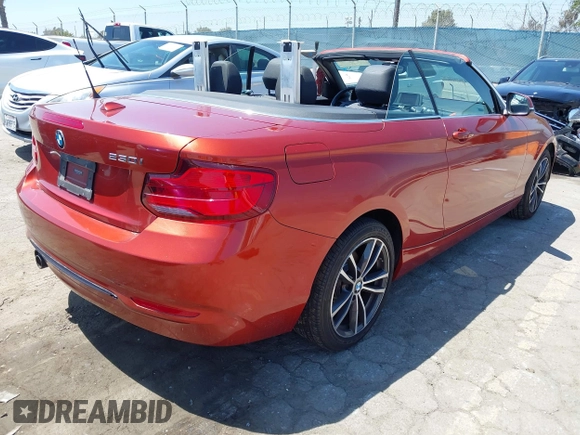 2018 BMW 2 Series 230i с VIN WBA2M7C52JVA97560, выставлен на аукционе IAAI как лот 42288220 с пробегом 40 218 миль миль и . История ставок и продаж доступна на DreamBid. Изображение 4.