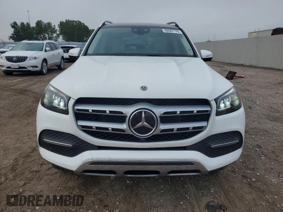2021 Mercedes-Benz GLS 450 with VIN 4JGFF5KE6MA372050, listed as a Copart auction lot 66987174 with 78,528 mi miles and Salvage Title. Bid and sale history available at DreamBid. Image 5.