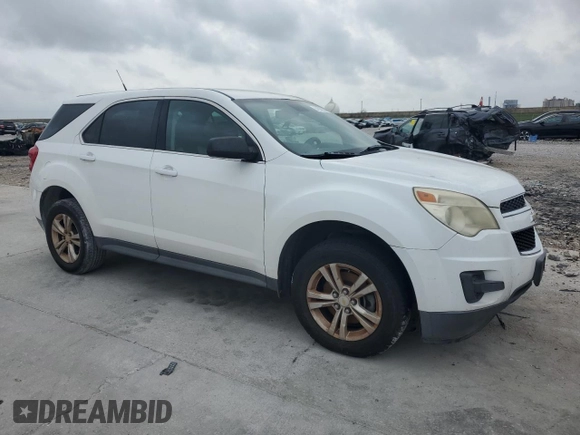 2013 Chevrolet Equinox LS with VIN 2GNALBEK0D6121973, listed as a Copart auction lot 54522935 with Not Provided miles and Clean Title. Bid and sale history available at DreamBid. Image 4.