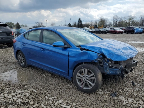 2018 Hyundai Elantra SEL with VIN 5NPD84LF2JH382957, listed as a Copart auction lot 52626315 with 119,532 mi miles and Salvage Title. Bid and sale history available at carsss.com. Image 4.