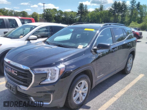 2022 GMC Terrain SLE z VIN 3GKALTEV8NL265474, wystawiony jako IAAI lot #42569668 z przebiegiem 104 173 mil mil oraz . Historia ofert i sprzedaży dostępna na DreamBid. Obrazek 5.