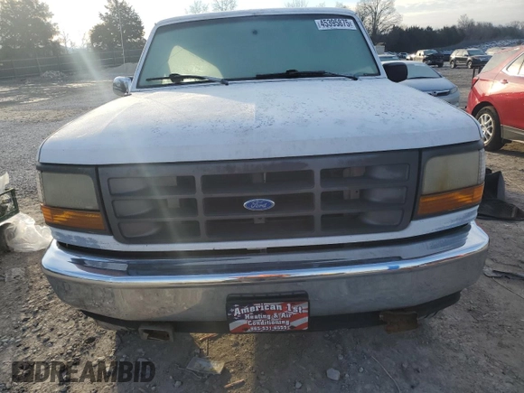 1993 Ford F-250 with VIN 1FTEF25Y6PNA82649, listed as a Copart auction lot 45395875 with 243,272 mi miles and Salvage Title. Bid and sale history available at carsss.com. Image 5.