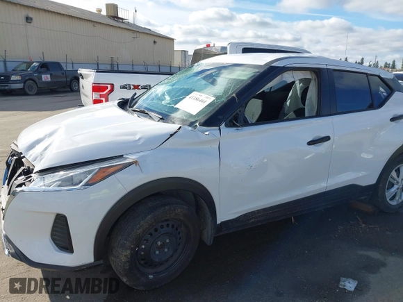 2024 Nissan Kicks S with VIN 3N1CP5BV1RL476632, listed as a IAAI auction lot 41186461 with Not Provided miles and . Bid and sale history available at carsss.com. Image 6.