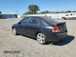 2009 Kia Spectra SX with VIN KNAFE221895022564, listed as a Copart auction lot 76997864 with 189,177 mi miles and Salvage Title. Bid and sale history available at carsss.com. Image 2.