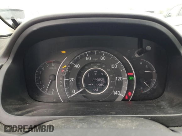 2012 Honda CR-V EX-L with VIN 5J6RM4H73CL018896, listed as a Copart auction lot 52771935 with 239,863 mi miles and Salvage Title. Bid and sale history available at carsss.com. Image 9.