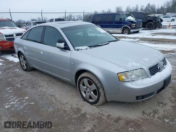 2002 Audi A6 3.0L with VIN WAULT64BX2N030130, listed as a IAAI auction lot 41626716 with 268,236 mi miles. Bid and sale history available at carsss.com. Image 1.