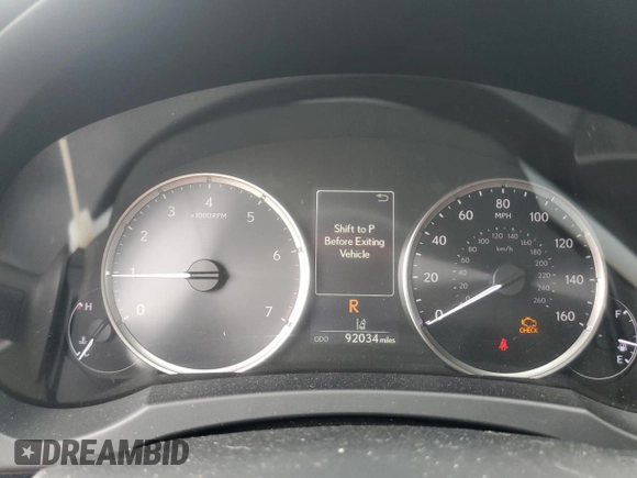 2021 Lexus IS 300 with VIN JTHC81F27M5046193, listed as a Copart auction lot 59846805 with 92,034 mi miles and Salvage title. Bid and sale history available at DreamBid. Image 9.