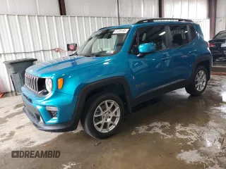 2021 Jeep Renegade Latitude with VIN ZACNJDBB7MPM24975, listed as a Copart auction lot 61205165 with 63,328 mi miles and Salvage title. Bid and sale history available at DreamBid. Image 1.