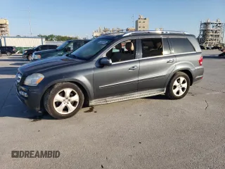 2010 Mercedes-Benz GL-Class GL 450 with VIN 4JGBF7BE8AA576855, listed as a Copart auction lot 52934385 with 161,129 mi miles and Salvage Title. Bid and sale history available at carsss.com. Image 1.