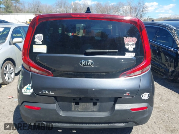 2020 Kia Soul S with VIN KNDJ23AU5L7727308, listed as a IAAI auction lot 42060689 with 62,749 mi miles. Bid and sale history available at carsss.com. Image 16.