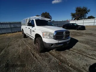 2008 Dodge 2500 SLT with VIN 3D7KS28A38G196251, listed as a Copart auction lot 81041614 with 128,796 mi miles and Salvage title. Bid and sale history available at DreamBid. Image 10.