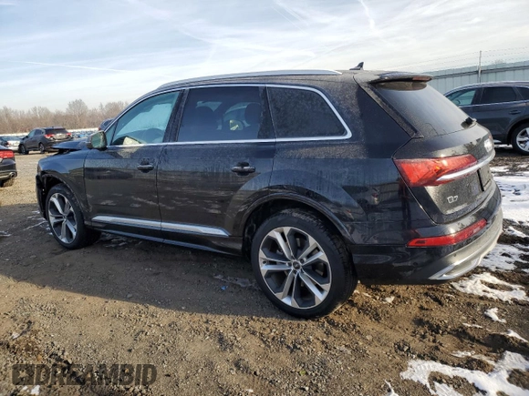 2020 Audi Q7 Premium Plus with VIN WA1LXAF78LD003495, listed as a Copart auction lot 86485284 with 43,802 mi miles and Salvage Title. Bid and sale history available at carsss.com. Image 2.