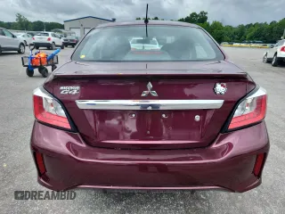 2021 Mitsubishi Mirage ES with VIN ML32FUFJXMHF00744, listed as a Copart auction lot 58791135 with 52,444 mi miles and Salvage title. Bid and sale history available at DreamBid. Image 6.