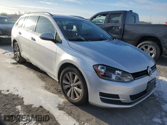 2017 Volkswagen Golf SportWagen S with VIN 3VW017AUXHM538640, listed as a Copart auction lot 37742174 with 102,001 mi miles. Bid and sale history available at carsss.com. Image 4.
