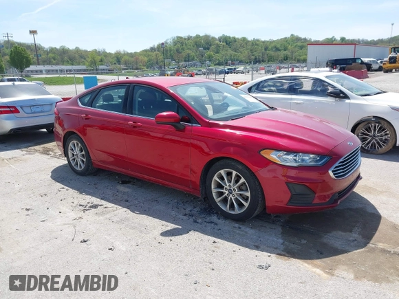 2020 Ford Fusion SE z VIN 3FA6P0HD8LR104422, wystawiony jako IAAI lot #42092244 z przebiegiem 55 438 mil mil oraz . Historia ofert i sprzedaży dostępna na DreamBid. Obrazek 1.