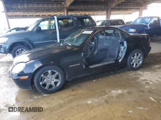 2001 Mercedes-Benz SLK-Class Kompressor with VIN WDBKK49F41F209482, listed as a Copart auction lot 45523305 with 0 mi miles and Salvage Title. Bid and sale history available at carsss.com. Image 1.