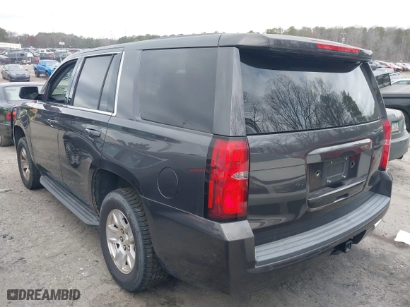 2017 Chevrolet Tahoe Commercial with VIN 1GNLCDEC0HR303602, listed as a IAAI auction lot 41718630 with 196,484 mi miles. Bid and sale history available at carsss.com. Image 3.