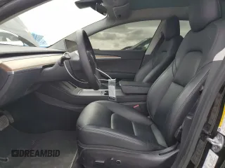 2022 Tesla Model 3 Long Range with VIN 5YJ3E1EB6NF334914, listed as a Copart auction lot 53876415 with 52,875 mi miles and Salvage Title. Bid and sale history available at carsss.com. Image 7.