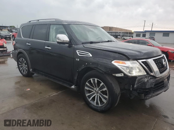2020 Nissan Armada SL with VIN JN8AY2NC2L9618260, listed as a Copart auction lot 57082664 with 110,695 mi miles and Clean Title. Bid and sale history available at carsss.com. Image 4.