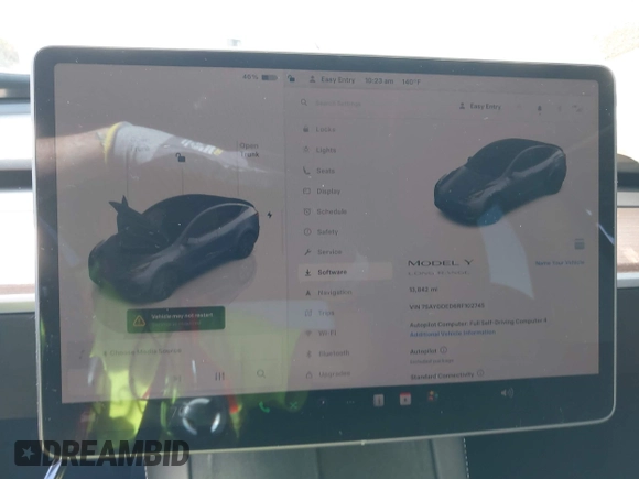2024 Tesla Model Y с VIN 7SAYGDED6RF102745, выставлен на аукционе IAAI как лот 41824709 с пробегом 13 842 миль миль и . История ставок и продаж доступна на DreamBid. Изображение 7.
