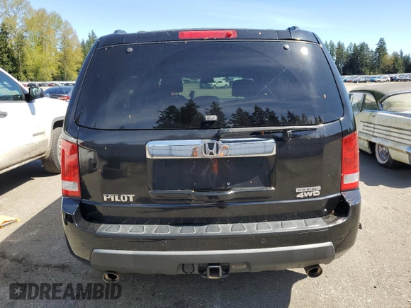 2011 Honda Pilot Touring with VIN 5FNYF4H92BB089912, listed as a Copart auction lot 52033125 with 159,080 mi miles and Salvage Title. Bid and sale history available at carsss.com. Image 6.