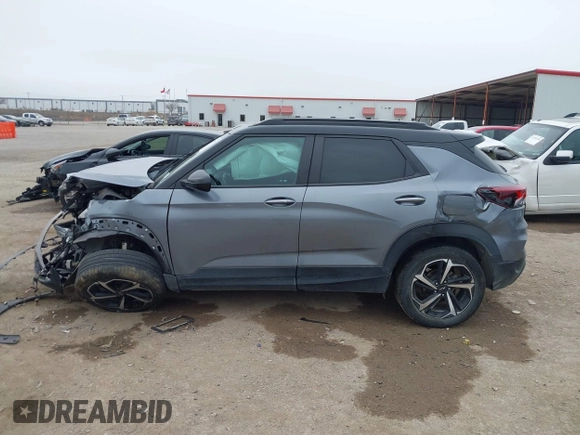 2022 Chevrolet TrailBlazer RS with VIN KL79MUSL5NB077711, listed as a IAAI auction lot 41528257 with 30,169 mi miles. Bid and sale history available at carsss.com. Image 13.