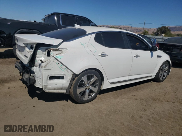 2015 Kia Optima Hybrid EX with VIN KNAGN4AD3F5087765, listed as a Copart auction lot 73155834 with 195,098 mi miles and Salvage Title. Bid and sale history available at carsss.com. Image 3.