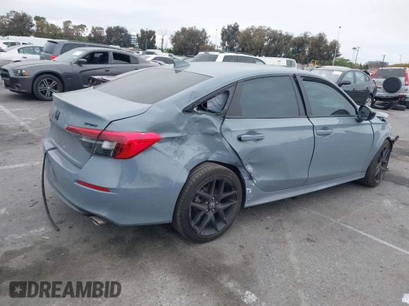 2022 Honda Civic Sport z VIN 2HGFE2F53NH595327, wystawiony jako IAAI lot #41993766 z przebiegiem 26 516 mil mil oraz . Historia ofert i sprzedaży dostępna na DreamBid. Obrazek 4.