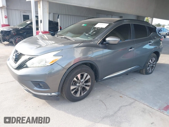 2016 Nissan Murano Platinum with VIN 5N1AZ2MG9GN125178, listed as a IAAI auction lot 41456322 with 179,505 mi miles and . Bid and sale history available at DreamBid. Image 2.
