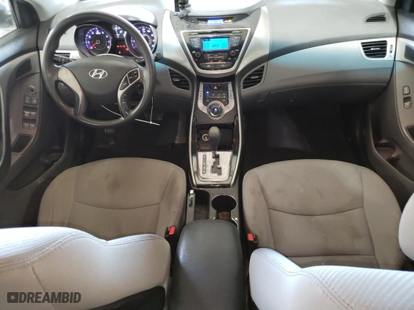2013 Hyundai Elantra GLS PZEV with VIN 5NPDH4AE7DH311252, listed as a Copart auction lot 49475965 with 124,332 mi miles and Salvage Title. Bid and sale history available at carsss.com. Image 8.