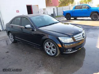 2009 Mercedes-Benz C-Class 3.0L Sport with VIN WDDGF81X39F243552, listed as a IAAI auction lot 41789657 with NaN miles. Bid and sale history available at carsss.com. Image 1.