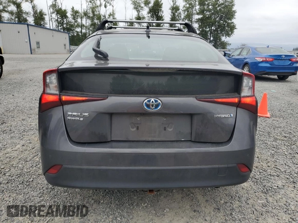 2020 Toyota Prius LE z VIN JTDL9RFU6L3021262, wystawiony jako Copart lot #60809845 z przebiegiem 83 870 mil mil oraz Szkoda całkowita • Salvage title. Historia ofert i sprzedaży dostępna na DreamBid. Obrazek 6.