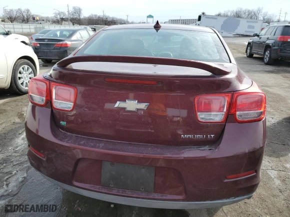 2015 Chevrolet Malibu LT with VIN 1G11D5SLXFF127365, listed as a Copart auction lot 46236235 with 165,236 mi miles and Salvage Title. Bid and sale history available at carsss.com. Image 6.