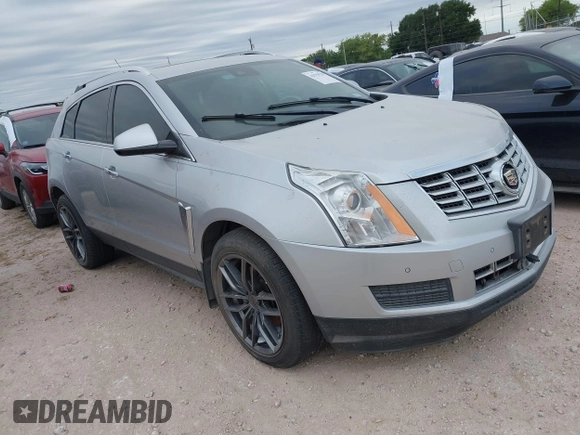 2015 Cadillac SRX Luxury Collection with VIN 3GYFNBE39FS535642, listed as a IAAI auction lot 41939207 with 109,842 mi miles. Bid and sale history available at carsss.com. Image 1.