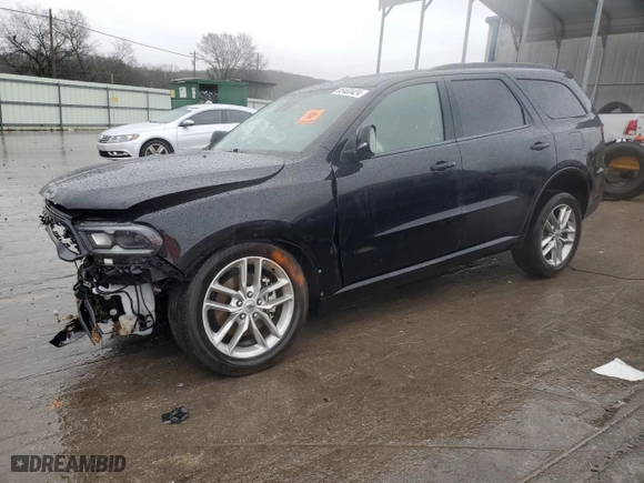 2023 Dodge Durango GT Plus with VIN 1C4RDJDG2PC603131, listed as a Copart auction lot 85463424 with 45,969 mi miles and Salvage Title. Bid and sale history available at carsss.com. Image 1.