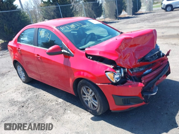 2013 Chevrolet Sonic LT with VIN 1G1JC5SH4D4169926, listed as a IAAI auction lot 41930121 with 105,351 mi miles and . Bid and sale history available at DreamBid. Image 1.