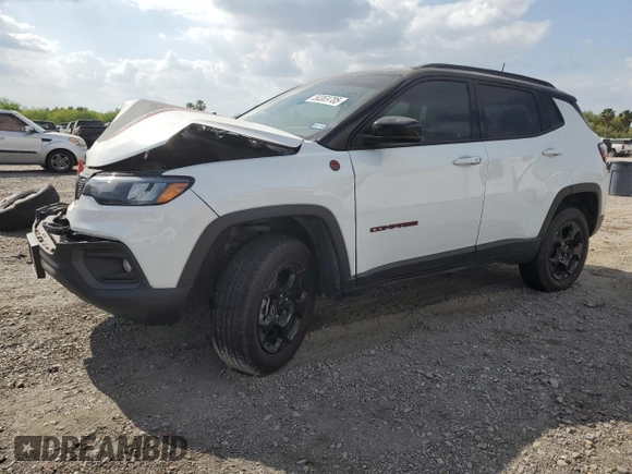 2024 Jeep Compass Trailhawk with VIN 3C4NJDDN5RT579213, listed as a Copart auction lot 50369785 with 5,333 mi miles and Salvage title. Bid and sale history available at DreamBid. Image 1.