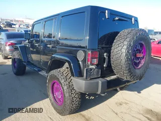2017 Jeep Wrangler Unlimited Sahara with VIN 1C4BJWEG5HL635319, listed as a IAAI auction lot 42224748 with 141,214 mi miles and . Bid and sale history available at DreamBid. Image 3.