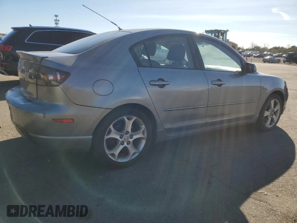 2005 Mazda 3 s with VIN JM1BK323351343009, listed as a Copart auction lot 45274015 with 124,019 mi miles and Clean Title. Bid and sale history available at carsss.com. Image 3.