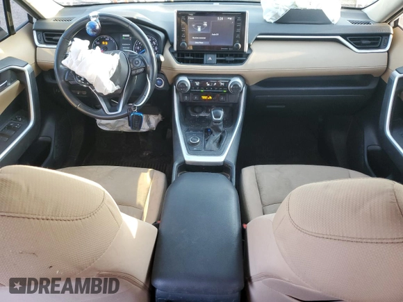 2021 Toyota RAV4 Hybrid XLE with VIN JTMRWRFV0MD117606, listed as a Copart auction lot 52412695 with 64,682 mi miles and Salvage Title. Bid and sale history available at carsss.com. Image 8.