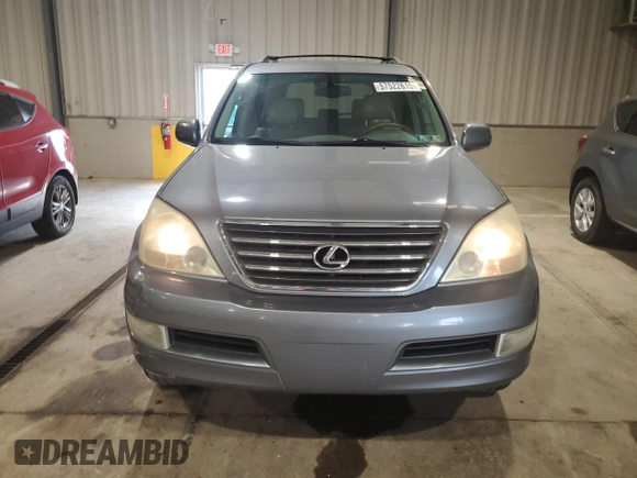 2004 Lexus GX 470 with VIN JTJBT20X440035197, listed as a Copart auction lot 57522615 with 259,528 mi miles and Clean Title. Bid and sale history available at DreamBid. Image 5.