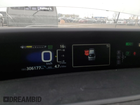 2017 Toyota Prius Two with VIN JTDKBRFU9H3041660, listed as a Copart auction lot 52320425 with 306,177 mi miles and Clean Title. Bid and sale history available at DreamBid. Image 9.
