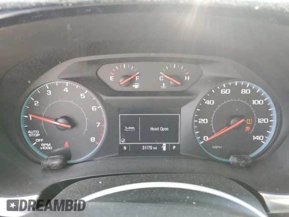 2022 Chevrolet Traverse LS with VIN 1GNEVFKW6NJ161179, listed as a Copart auction lot 70237594 with 31,170 mi miles and Salvage Title. Bid and sale history available at carsss.com. Image 9.