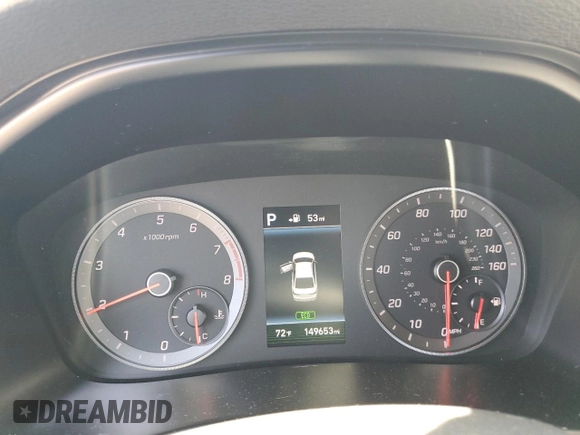 2018 Hyundai Sonata SEL z VIN 5NPE34AF2JH674856, wystawiony jako Copart lot #54791225 z przebiegiem 149 653 mil mil oraz Szkoda całkowita • Salvage title. Historia ofert i sprzedaży dostępna na DreamBid. Obrazek 9.