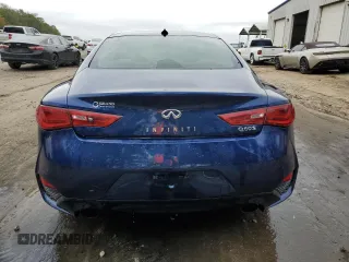 2018 Infiniti Q60 Sport with VIN JN1EV7EK1JM343312, listed as a Copart auction lot 76937894 with 79,036 mi miles and Salvage Title. Bid and sale history available at DreamBid. Image 6.