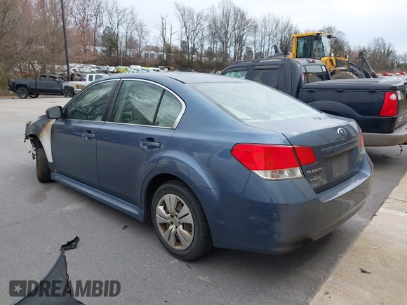 2013 Subaru Legacy 2.5i with VIN 4S3BMBA63D3020176, listed as a IAAI auction lot 41754658 with Not Provided miles and . Bid and sale history available at DreamBid. Image 3.